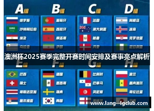 澳洲杯2025赛季完整开赛时间安排及赛事亮点解析
