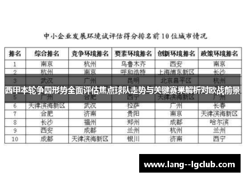 西甲本轮争四形势全面评估焦点球队走势与关键赛果解析对欧战前景